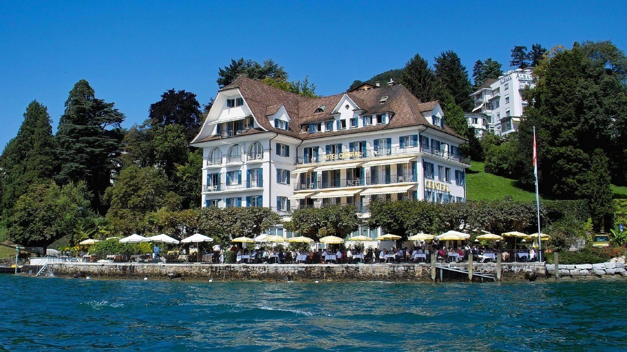 Hotel Central Am See Weggis Eksteriør billede