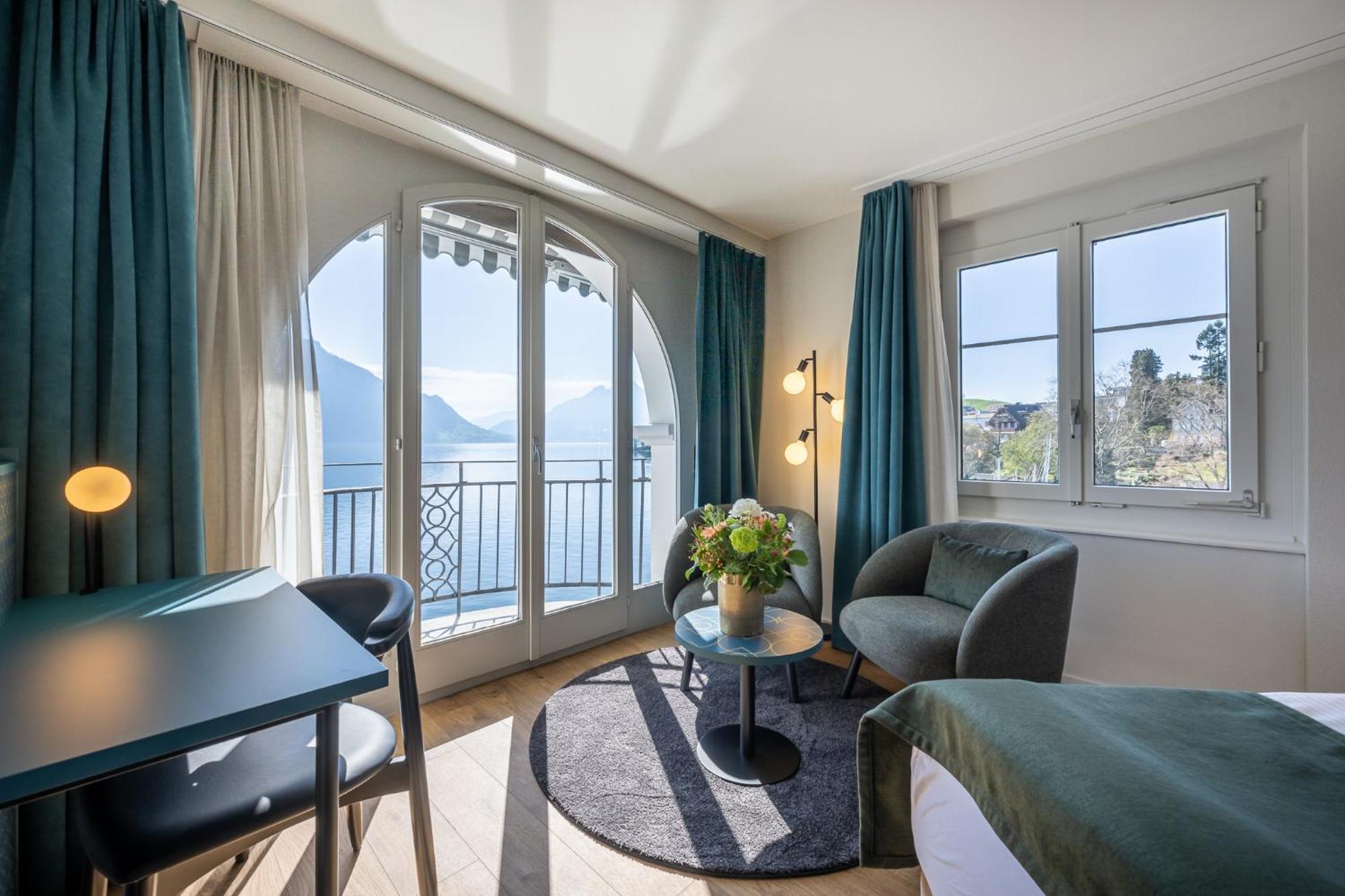 Hotel Central Am See Weggis Eksteriør billede